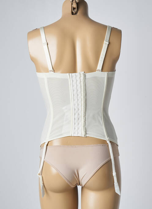 Guêpière/porte-jarretelle haut soutien-gorge moulé beige EPRISE BY LISE CHARMEL femme