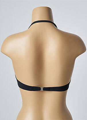 Haut de maillot de bain stretch haut soutien-gorge balconnet noir ANTIGEL femme