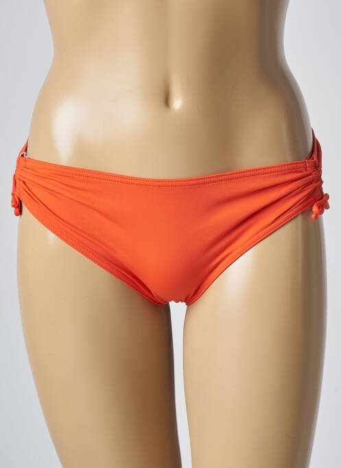Bas de maillot de bain orange NICOLE OLIVIER pour femme