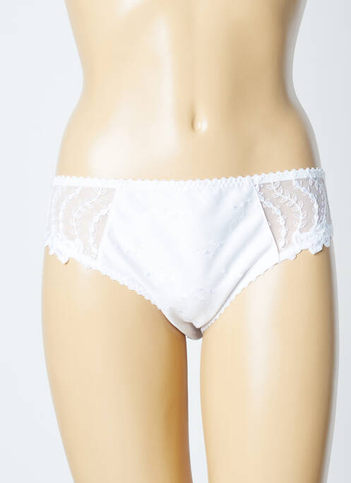 Culotte blanc SECRET D'EVA pour femme