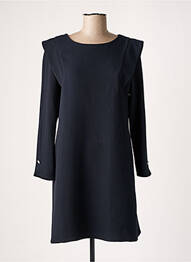 Robe courte fermeture zippée au dos manches longues bleu L'ANNEXE DES FILLES femme