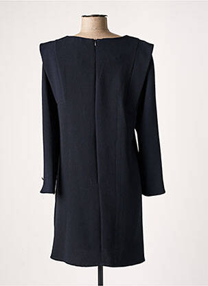 Robe courte fermeture zippée au dos manches longues bleu L'ANNEXE DES FILLES femme