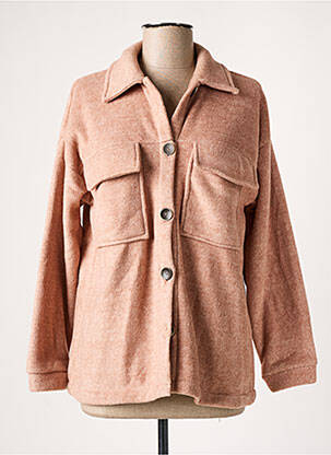 Veste casual coupe droite rose MUS & BOMBON femme