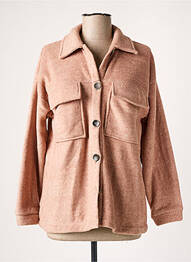 Veste casual coupe droite rose MUS & BOMBON femme