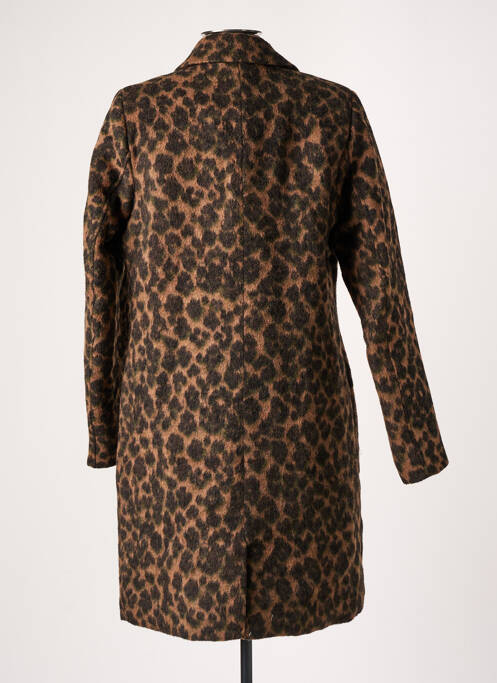 Manteau long marron RINO & PELLE pour femme