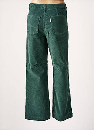 Pantalon flare stretch taille haute vert MUS & BOMBON femme