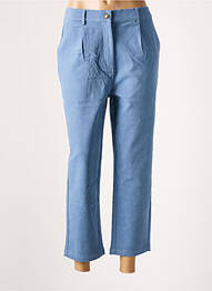 Pantalon 7/8 stretch taille normale bleu THE KORNER femme