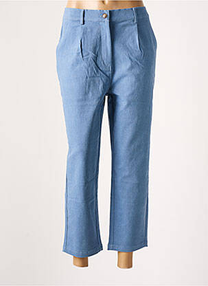 Pantalon 7/8 stretch taille normale bleu THE KORNER femme