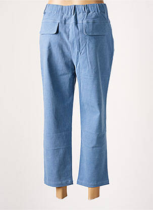 Pantalon 7/8 stretch taille normale bleu THE KORNER femme