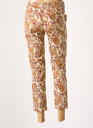 Pantalon 7/8 tissage popeline taille normale beige LA PETITE FRANCAISE femme