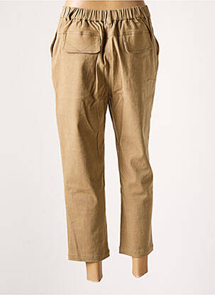 Pantalon 7/8 stretch taille normale beige THE KORNER femme