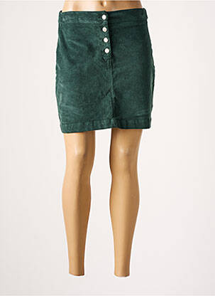 Jupe courte poches vert MUS & BOMBON femme