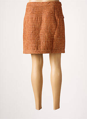 Jupe courte poches orange THE KORNER femme