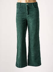 Pantalon flare vert MUS & BOMBON pour femme seconde vue