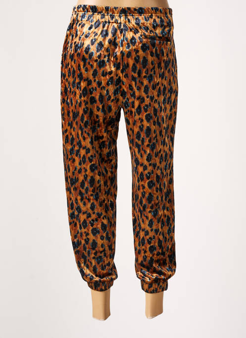 Pantalon 7/8 marron SEE U SOON pour femme