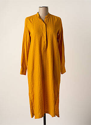 Robe mi-longue jaune HARTFORD femme