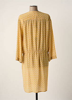 Robe mi-longue jaune DIEGA femme