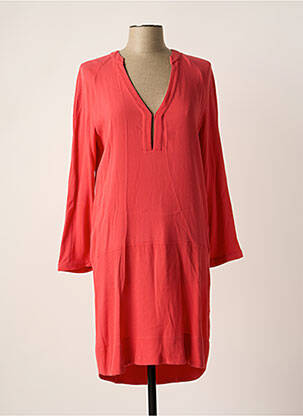 Robe mi-longue rose STELLA FOREST femme