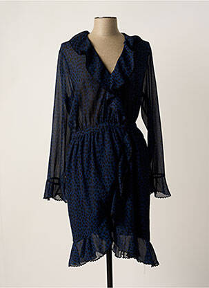 Robe mi-longue bleu SCOTCH & SODA femme