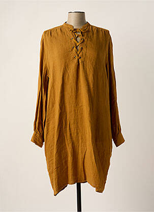 Robe mi-longue marron HARTFORD femme