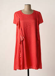 Robe courte rouge PABLO pour femme seconde vue