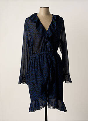 Robe mi-longue bleu SCOTCH & SODA pour femme