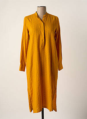 Robe mi-longue jaune HARTFORD pour femme