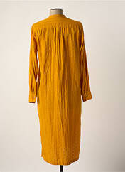 Robe mi-longue jaune HARTFORD pour femme seconde vue