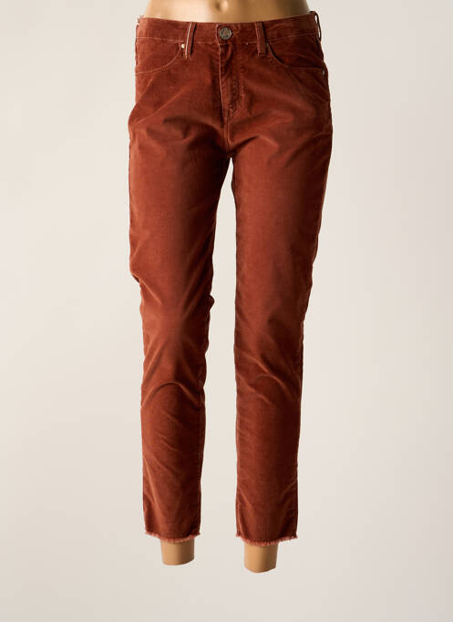 Pantalon 7/8 marron ISLOW pour femme