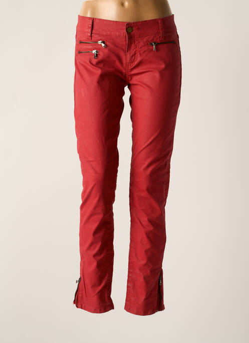 Pantalon slim rouge ACQUAVERDE pour femme