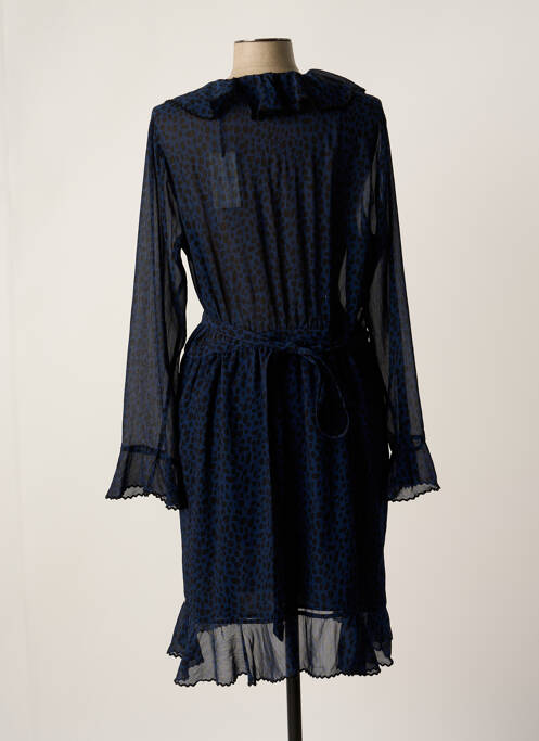 Robe mi-longue bleu SCOTCH & SODA pour femme