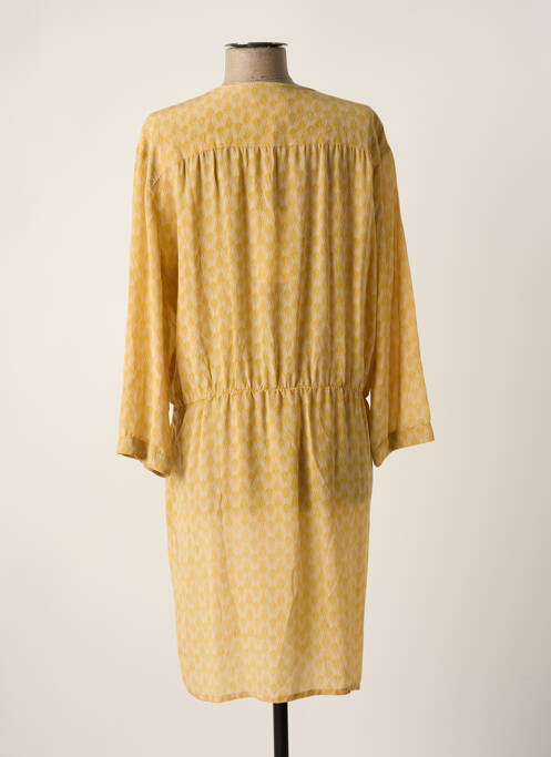 Robe mi-longue jaune DIEGA pour femme