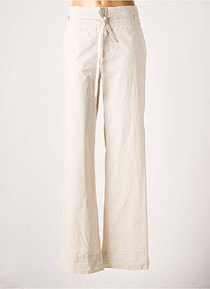 Pantalon droit beige ONE STEP femme