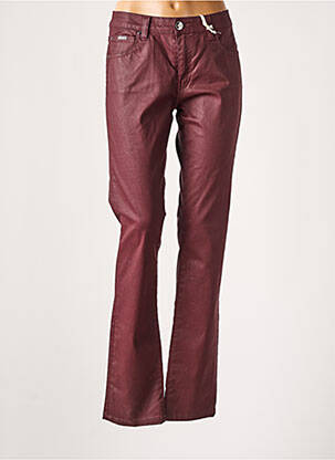 Pantalon slim rouge ISLOW femme
