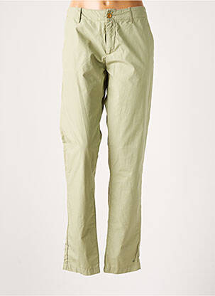 Pantalon chino vert BELLEROSE pour femme