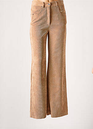 Pantalon droit beige OTTOD'AME pour femme