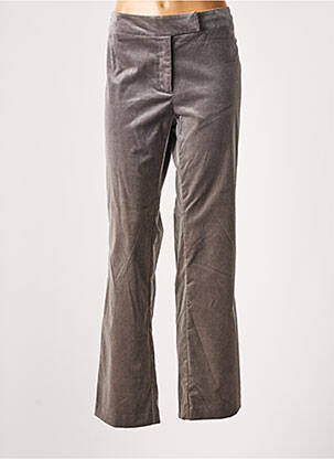 Pantalon droit gris NOUGAT pour femme