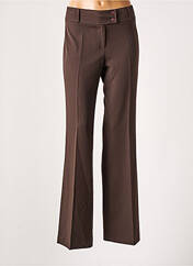 Pantalon droit marron CHIQUITA pour femme seconde vue