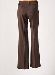 Pantalon droit marron CHIQUITA pour femme seconde vue