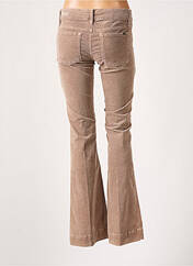 Pantalon flare marron ACQUAVERDE pour femme seconde vue