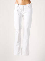 Pantalon slim blanc SCHOOL RAG pour femme seconde vue