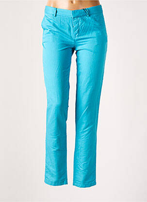 Pantalon slim bleu LEON & HARPER pour femme
