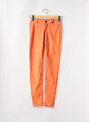 Pantalon slim orange LEON & HARPER pour femme