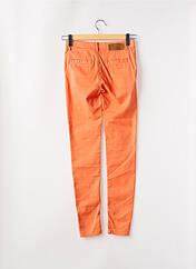 Pantalon slim orange LEON & HARPER pour femme seconde vue