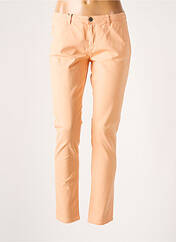 Pantalon slim orange SCHOOL RAG pour femme seconde vue