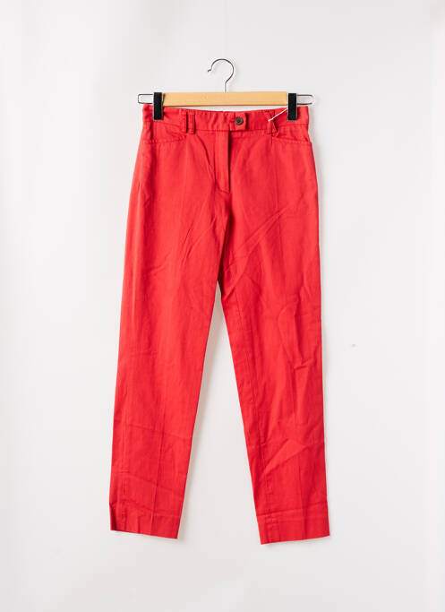 Pantalon droit rouge PABLO GERARD DAREL pour femme