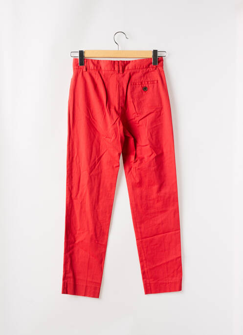 Pantalon droit rouge PABLO GERARD DAREL pour femme