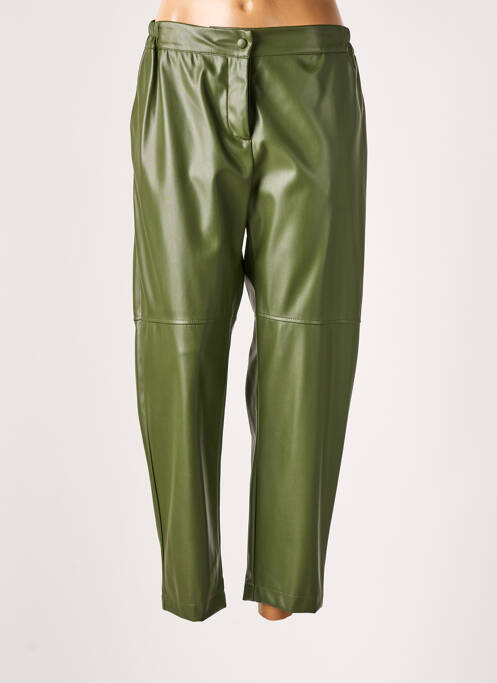 Pantalon droit vert OTTOD'AME pour femme