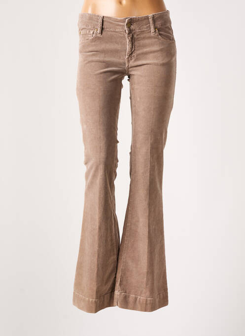 Pantalon flare marron ACQUAVERDE pour femme