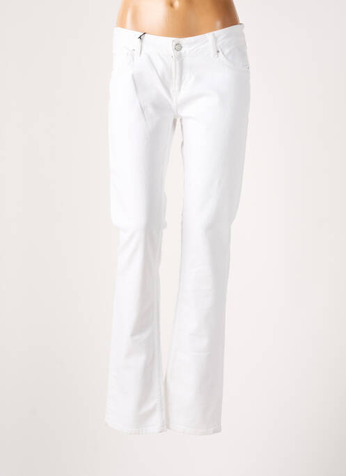 Pantalon slim blanc SCHOOL RAG pour femme